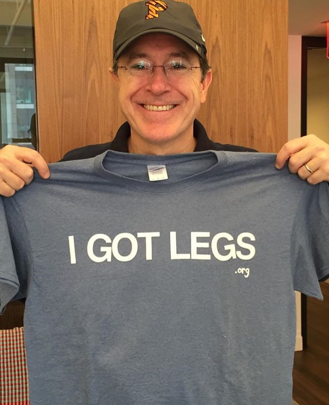 Charleston's own Stephen Colbert has a t-shirt supporting Adam